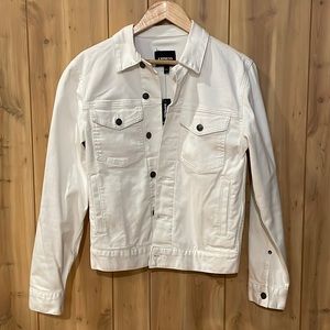 Express Men’s White Denim Jacket